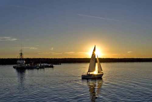 Sailboats in King Harbor